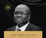 Final funeral rites for late defence minister Dr Omane Boamah underway in Koforidua
