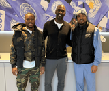 Otto Addo visits Black Stars and Leicester City forward Jordan Ayew and Abdul Fatawu Isshaku