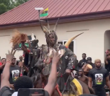 Kwaku Bonsam makes spectacular entrance at Asantehemaa’s Dɔte Yie