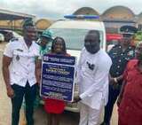 Nkawkaw receives new ambulance to boost emergency services