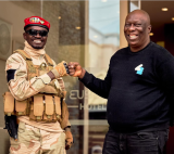 Nollywood star Charles Awurum arrives in Ghana for LilWin’s movie premiere