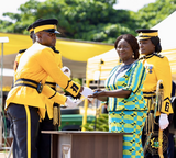 Vice President, Interior Minister commission new Ghana Prisons officer cadets [Photos]