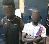Two nabbed for unlawful possession of firearm, ammunition