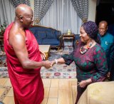 Photos: Veep pays courtesy call on Asantehene