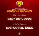 2025/26 Malta Guinness Women’s Premier League to begin October 31