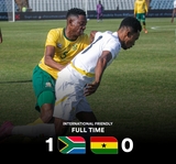 Ghana suffer 1-0 loss against South Africa in international friendly