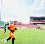 Young Apostles goalkeeper Frank Boateng cries foul after â€˜dubious' penalty call in Kotoko defeat