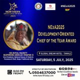 Buipewura Abdulai Jinapor II named the Development-oriented Chief of the Year Award