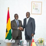 Chief Justice pays courtesy call on Finance Minister