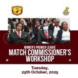 GFA to hold Match Commissioners’ Workshop ahead of new Women’s Premier League season
