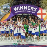 England retain European title with dramatic shootout win over Spain