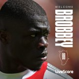 Sunderland announce the signing of Dutch-Ghanaian striker Brian Brobbey