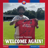 Ghanaian forward Kwame Thomas joins Aldershot Town on free transfer