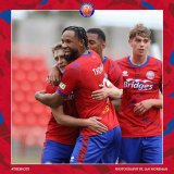 Kwame Thomas scores in Aldershot Town's draw with Gateshead FC