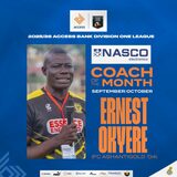 Ernest Okyere named NASCO Division One League Coach of the Month