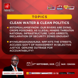 Newsfile to discuss #StopGalamseyNow protest and NPP’s #YɛnSuroAhunahuna protest