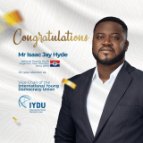 NPP’s Isaac Jay Hyde elected vice chair of International Young Democracy Union