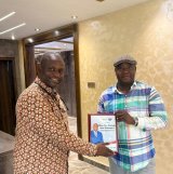 UEW Communication students honour Dr Farouk Aliu Mahama for supporting Young Media Professionals