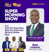 Abu Jinapor joins Joy FM SMS on American deportees in Ghana, galamsey