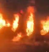 Vehicles burnt after accident involving fuel tanker on Nsawam–Accra road