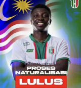 Ghanaian striker Jordan Mintah completes Malaysia naturalisation