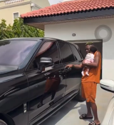 Shatta Wale’s adorable hangout with baby girl melts hearts [Video]