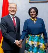 Veep commends outgoing Chinese Ambassador on Ghana–China relations