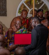 Asantehene commends Warrior King Watches for excellence in craftsmanship