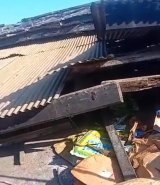 Roof of Sekondi Market collapses as parts of the trading space cave in