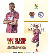 2025/26 Ghana Premier League: Week 9 Match Preview - Heart of Lions vs Berekum Chelsea