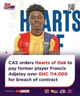 Hearts of Oak directed to pay Adjetey as GFA faces FIFA sanctions over non-compliance