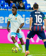 Ghanaian midfielder Mawuli Mensah marks Real Zaragoza debut in Eibar clash