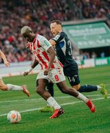 German-Ghanaian forward Ragnar Ache on target for FC Koln in stalemate against Hoffenheim