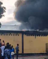 Adabraka fire outbreak: Fire service deploys seven tenders to douse flames