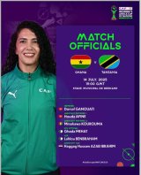 CAF names Tunisian referee Dorsaf Ganouati for Ghana vs Tanzania WAFCON 2024 decider