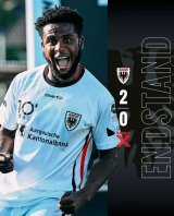 Ghana forward Daniel Afriyie Barnieh on target for FC Aarau in victory over Xamax