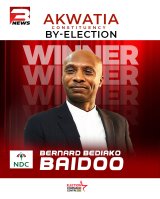 Akwatia by-election: NDC’s Bernard Bediako Baidoo is winner