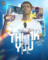 Nations FC confirm departure of striker Ebenezer Offei to Nico United in Botswana