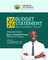 Finance Minister presents 2026 Budget Statement in Parliament today