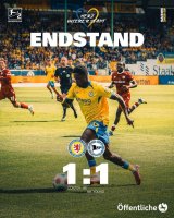Christian Conteh scores but Eintracht Braunschweig held by late equalizer at Arminia Bielefeld