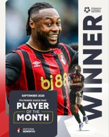 Ghana forward Antoine Semenyo named PFA Premier League Fans’ Player of the Month for September