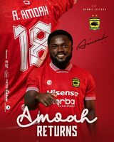 Asante Kotoko resign former striker Albert Amoah on loan from Al Ahly Benghazi