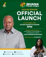 President John Dramani Mahama to join GFA to launch 2025/26 Ghana Premier League season on Friday