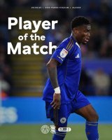 Ghana’s Abdul Fatawu Issahaku named PoTM after leading Leicester to victory against Birmingham