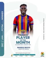 Hearts of Oakâ€™s Mawuli Wayo wins GPL Player of the Month Award