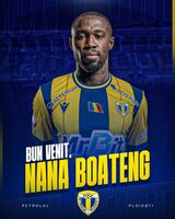 Ghanaian midfielder Nana Boateng joins FC Petrolul