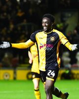 Nathaniel Opoku scores then sees red in heavy Newport County defeat to Accrington Stanley