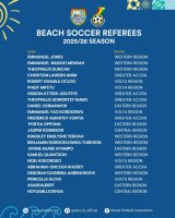 23 referees set for CAF Member Association Beach Soccer Course in Ada