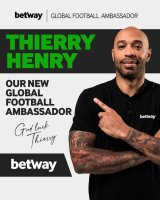 Betway announce Thierry Henry as a Global Ambassador
