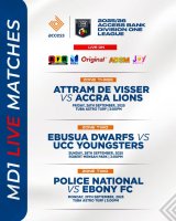 Three live matches scheduled for Division One League opening weekend